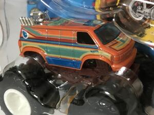 即決 ホットウィール Dodge RAM VAN オレンジ HotWheels ダッジ ラム バン MONSTER TRUCKS モンスタートラック モントラ 未開封