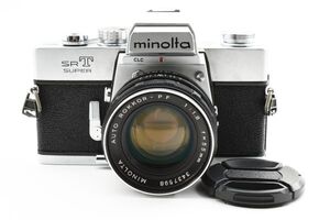 [良品]ミノルタ MINOLTA SRT SUPER 35mm フィルムカメラ + AUTO ROKKOR-PF 55mm f/1.8 2216003