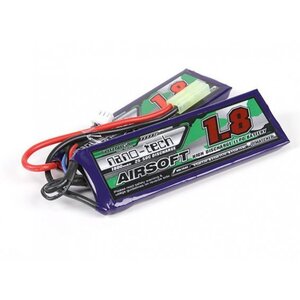 N電動ガン7.4V 1800mAh 25C50C リポ　電動ガン エアガン リポ リチウムポリマー バッテリー