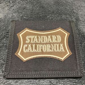 【美品】STANDARD CALIFORNIA×PORTER スタンダードカリフォルニア×ポーター 二つ折りサイフ ブラック