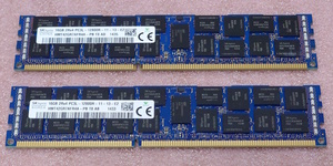 ΦSK hynix HMT42GR7AFR4A-PB 2枚セット *PC3L-12800R/DDR3L-1600 ECC REG/Registered 240Pin DDR3 RDIMM 32GB(16GB x2) 動作品