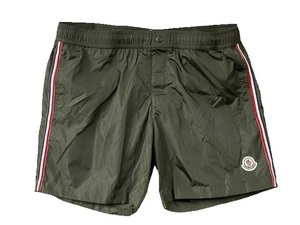 サイズS■新品 本物保証/モンクレール/MONCLER/BOXER MARE/ショーツ/ショートパンツ/水陸両用/水着/短パン/ナイロンパンツ/833カーキ系