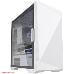 D1810YO ◆1220_3凹【アウトレット品】PCケース ミニタワー型 ZALMAN CS8340 Z1 Iceberg White未使用 PC周辺機器