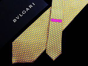 ♪*:.*:№Y8122【美品】【BVLGARI】ブルガリ ～魚～「最高級セッテピエゲ」 ネクタイ