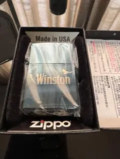 zippo Winston BLUE TITAN