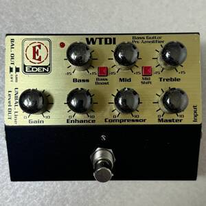 希少 動作品 EDEN WTDI Bass DI Preamp Pedal