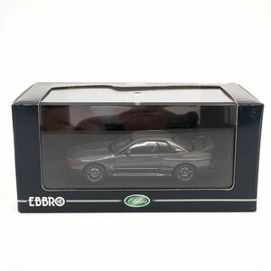 中古 EBBRO エブロ ミニカー ニッサン スカイライン GT-R R32 「Oldies」 1/43 ガングレー ガンメタ ◆3118/静岡清水店