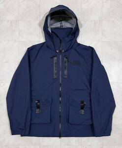 【美品】THE NORTH FACE ノースフェイス KAZUKI KURAISHI 倉石和樹【NF0A46DA DOUBLE HOODED JACKET】ブラックシリーズ Lサイズ ネイビー