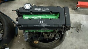 B16A EG6 ホンダ シビック エンジン 【部品取り等 始動未確認 動作不明 ジャンク】引取限定