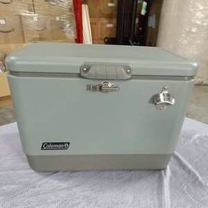 y020501t Colemanコールマン クーラーボックス6150 REUNION 54QT STEEL BELTED Coleman アウトドア 保冷 キャンプ