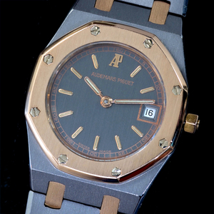 E9107【AUDEMARS PIGUET】オーデマピゲ ！希少Tantale Royal Oak 最高級18金/Tantale レディQZ