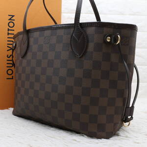 LOUIS VUITTON ルイヴィトン ダミエ ネヴァーフル PM トートバッグ ハンドバッグ N51109 エベヌ レザー PVC レディース 肩掛け ブラウン