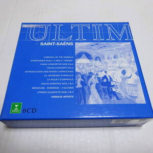 輸入/6CD「サン・サーンス：交響曲全集/ピアノ協奏曲第2,4番/動物の謝肉祭/ヴァイオリン・ソナタ/弦楽四重奏曲」V.A.