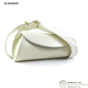 ジルサンダー （JIL SANDER） Cannolo カンノーロ ミニ ハンド ショルダー バッグ J08WD0008 エッグシェル（中古）