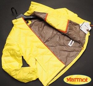 新品正規27800円 Marmot マーモット 海外限定 700フィルパワー グースダウンジャケット レディース90(S)イエロー(13) 直営店購入 PAW317