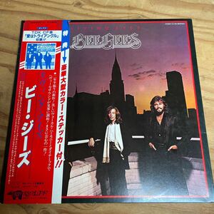 BEE GEES ビージーズ/LIVING EYES 国内盤帯解説付ステッカー欠品 Gatefold（A797）