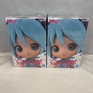 Qposket 初音ミク　B2個　フィギュア　新品未開封　同梱不可