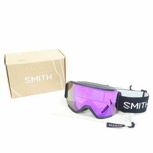 中古 23/24 SMITH SQUAD XL LOW BRIDGE FIT ソフトケース付き スキー スノーボード スミス スカッド