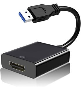 【即納】 USB HDMI変換アダプタ ドライバー内蔵 ディスプレイアダプタ 高速伝送