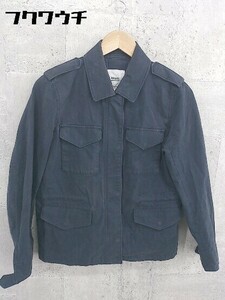 ◇ Spick&Span スピック＆スパン ジップアップ 長袖 ジャケット サイズ38 ネイビー レディース