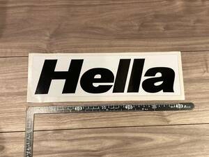 ★送料160円★Hella ヘラー ステッカー デカール ブラック&ホワイト