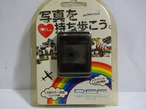 X4E049◆推しの写真を持ち歩こう◆ 未使用 グリーンハウス GREEN HOUSE 1.5型 小型 デジタルフォトフレーム GH-DF15SK