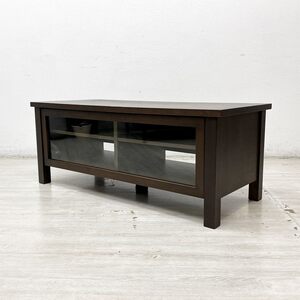 ● 無印良品 MUJI タモ材 AVボード TV台 2段 ブラウンカラー W108cm 廃番 ナチュラルモダン