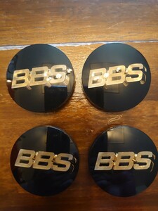 BBS bbs 黒金　56mm キャップ　4個セット 