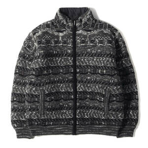 Supreme シュプリーム ジャケット サイズ:L 21AW Missoni 総柄 ニット リバーシブル 中綿ジャケット Reversible Knit Jacket ブラック