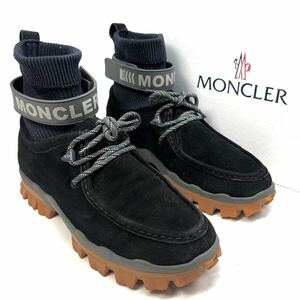 MONCLER モンクレール　スニーカーブーツ　スエード　41 26.0cm メンズ　即決