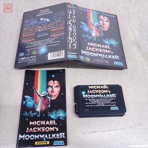 動作保証品 MD メガドライブ マイケル・ジャクソンズ ムーンウォーカー Michael Jackson’s MOONWALKER マイケルジャクソン 箱説付【10