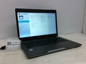 ジャンク/ TOSHIBA dynabook R63/DN PR6DNTC4447BD1 Intel Core i5-8250U メモリ8.19GB SSD256.06GB 【G27519】