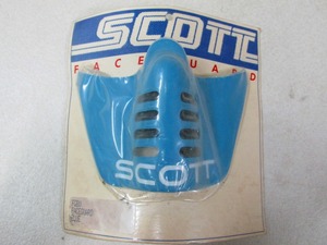 ε【新品】ラスト1点 スコット SCOTT フェイスガード マスク ブルー 70年代 ビンテージモトクロス VMX オフロード Face Guard【送料無料】