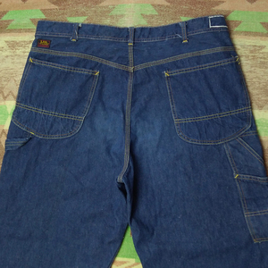 2色ステッチ 【Lee 191-Z】60s Jelt Denim Work Pants 60年代 ジェルト デニム ワーク パンツ ペインター 赤タグ 黒タグ ビンテージ 50s70s