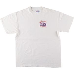 古着 90年代 ヘインズ Hanes BEEFY-T バックプリント プリントTシャツ USA製 メンズL相当 ヴィンテージ /eaa429194