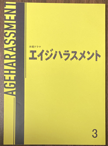 エイジハラスメント 3台本 武井咲/稲森いずみ/瀬戸康史/要潤/内藤理沙/原幹恵/宮地雅子/麻生祐未/竹中直人/小泉孝太郎