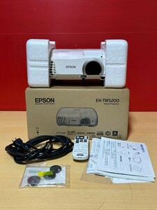 EPSON／ エプソン　液晶プロジェクター　LCD プロジェクター　EH-TW5200 3D Full HD 1080p　100V 動作確認済み　全まとめセット!