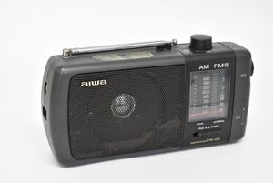 (1022S 0114M5) 1円～ aiwa アイワ AM FM ラジオ FR-C3 昭和レトロ 【ジャンク品】