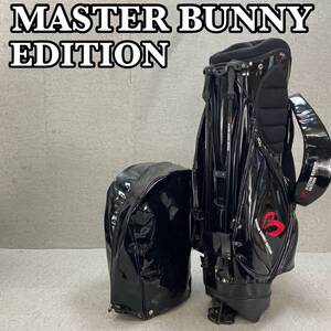 MASTER BUNNY EDITION マスターバニーエディション　キャディバッグ　スタンド式　9.5型（約24cm）） 7分割　3.7Kg　エナメル