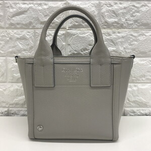 美品 ADMJ 牛革シュリンク 2WAY トートバッグ ストラップ欠品 [jgg]