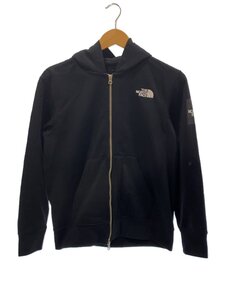 THE NORTH FACE◆SQUARE LOGO FULLZIP_スクエアロゴフルジップ/S/コットン/BLK