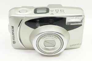 【適格請求書発行】FUJIFILM フジフイルム SUPER 145 AZ シルバー 35mmコンパクトフィルムカメラ 【アルプスカメラ】231005al