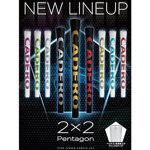 CADERO(カデロ) グリップ 2X2 Pentagon AIR 2X2 Pentagon AIR 白/ブルー バックライン無