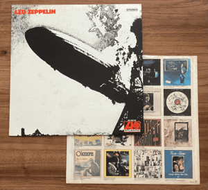 【両面マトC】US盤 レッド・ツェッペリン 1st LED ZEPPELIN SD8216 681461CC AT/GP 1841 BROADWAY レコード LP 