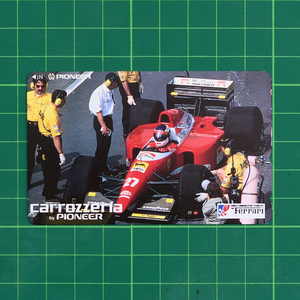 【未使用】 F-1 フェラーリ Ferrari Pioneer Carozzeria 未使用 50度数 テレホンカード