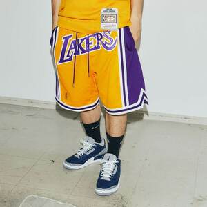 新品ミッチェル&ネスMitchell & Ness Just Don Shorts Los Angeles Lakers 1996-97ジャストドンショーツ★バスバンレイカーズ★N2451