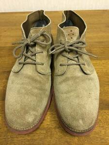 COLE HAAN LUNARGRAND CHUKKA BOOT スウェード カーキ ２８ USED ルナグランド チャッカ