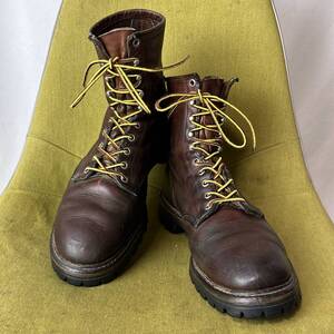 REDWING レッドウィング 82年製 旧プリント四角犬タグMADE IN USA表記 10E USA製 28.0 28.0相当 レースアップブーツ レザーシューズ 