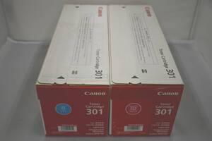 インボイス対応 新品 2個セット Ｃanon 純正 【301】 (シアン・マゼンタ)