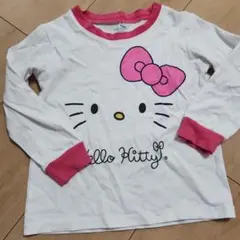 100 Holl Kitty ハローキティ 長袖 白 ホワイト キティちゃん